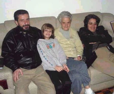 Joo Carlos, Jennifer, Antoninha e Snia, no aniversrio de 75 anos da Antoninha.