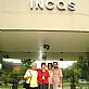 Tia Pilar, Solange, João Carlos e Sonia na entrada do Instituto Nacional de Controle de Qualidade em Saúde - INCQS (Fundação Osvaldo Cruz).