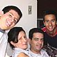 Mateus, Leila, Paulo e Jeremias na casa da Liliam e da Érica, em Curitiba. Dia 11 de fevereiro de 2006.